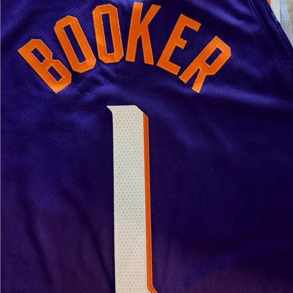 New! New! Nike Devin Booker Phoenix Suns Icon Edition Swingman Jersey Size (XL) - Picture 6 of 8
